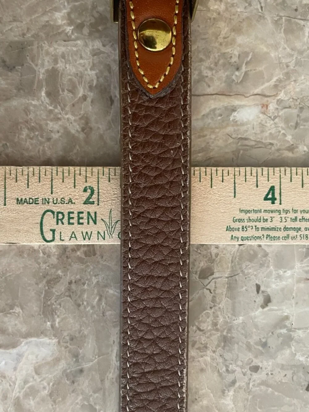 Vintage, Dooney & Bourke Pebbled Leather Belt